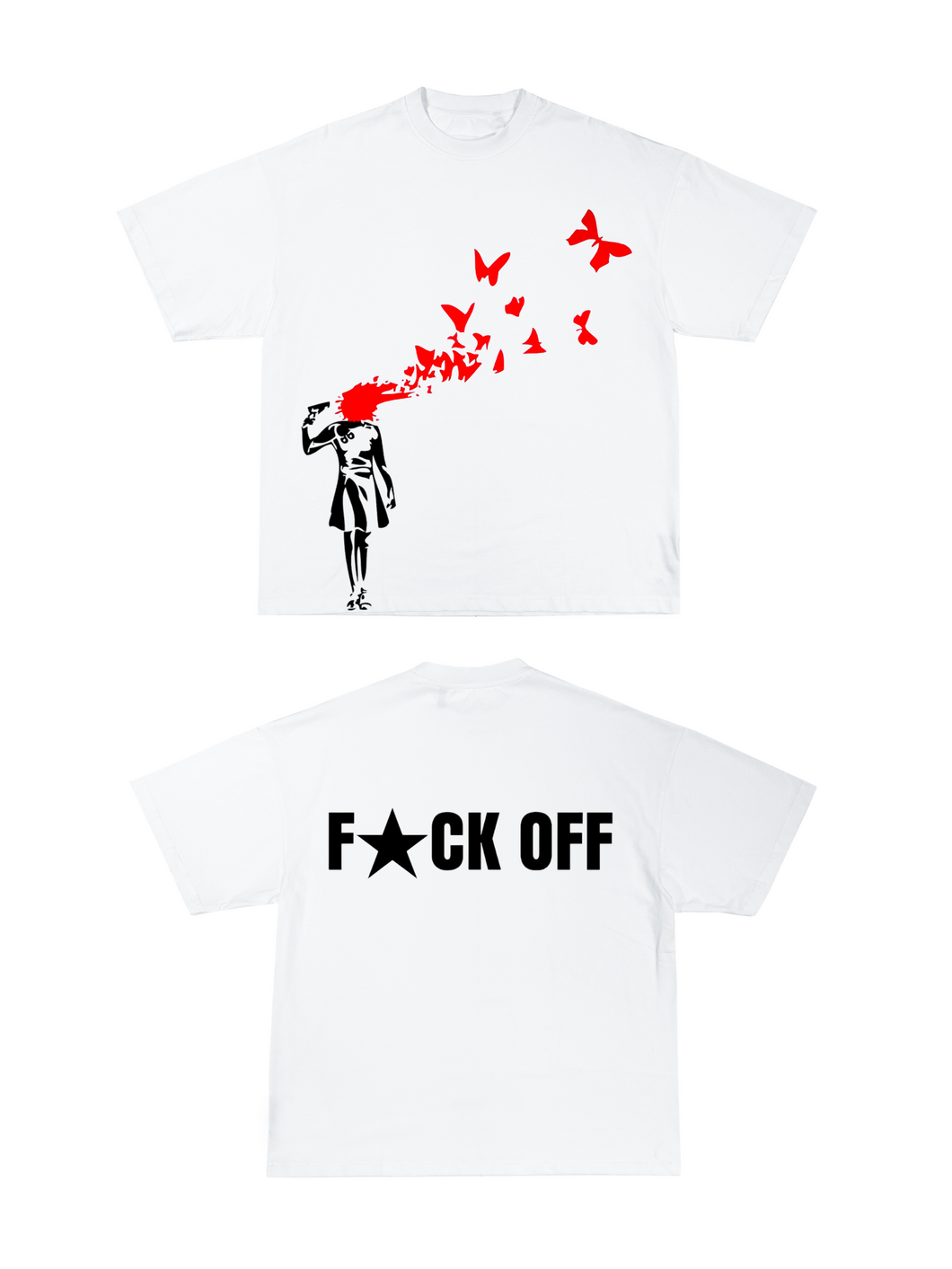 Fuck off headshot Tee